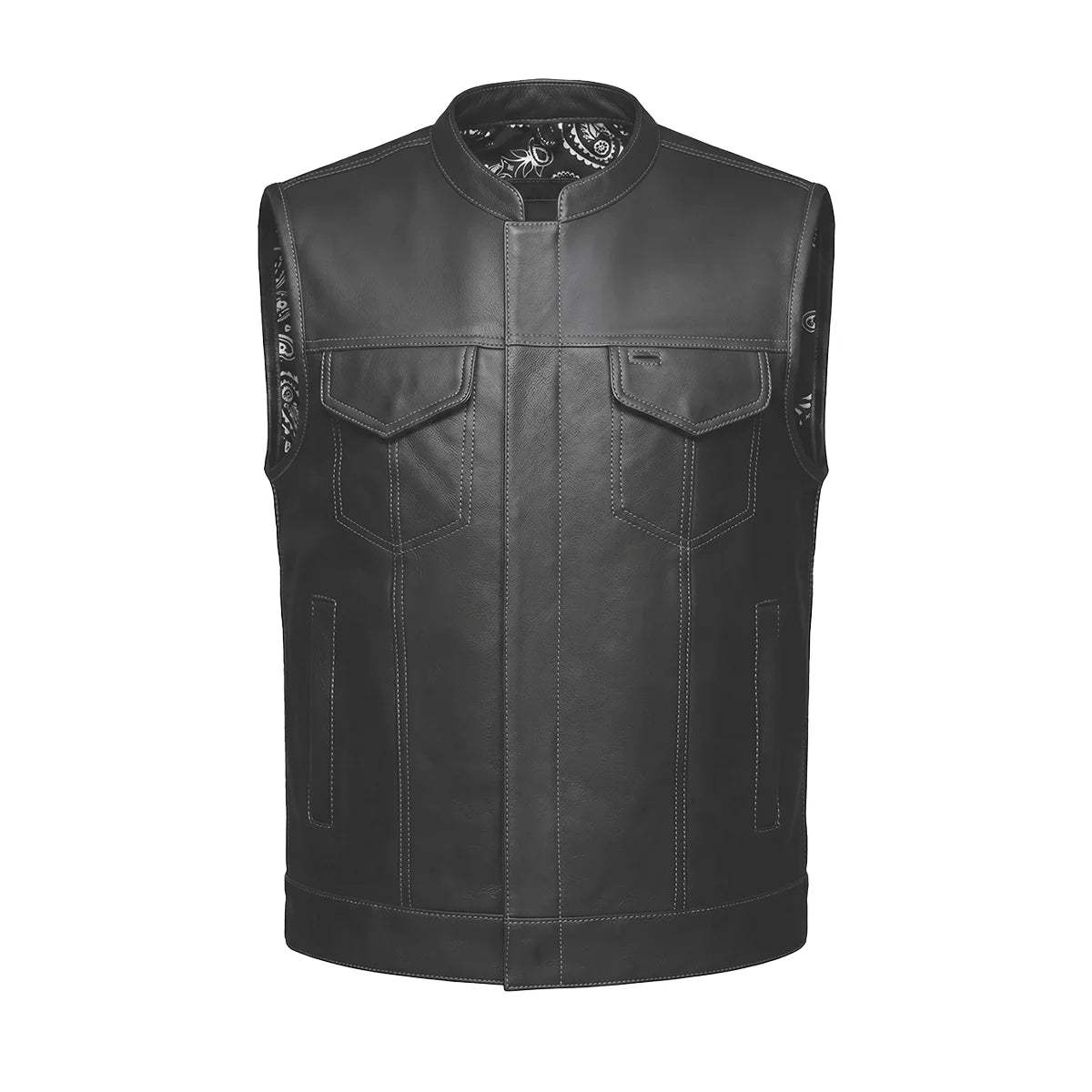 Outlaw - Mens Lining Club Vest - Unik Just for Bikers - Flyclothing LLC