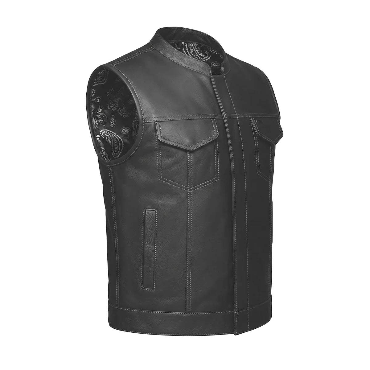 Outlaw - Mens Lining Club Vest - Unik Just for Bikers - Flyclothing LLC