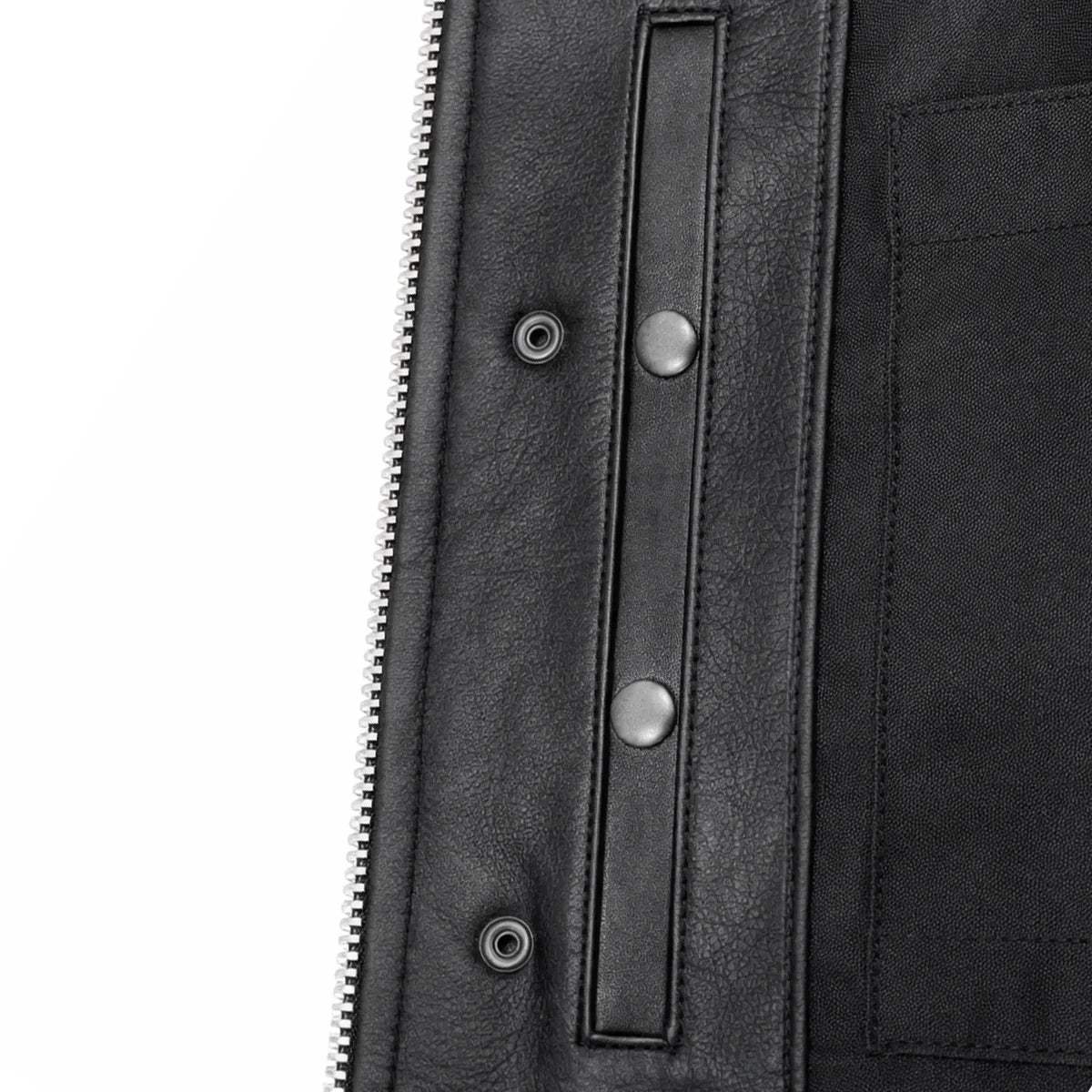 Rancher - Men's Ultra Leather Motorcycle Vest - Unik Just for Bikers - Flyclothing LLC