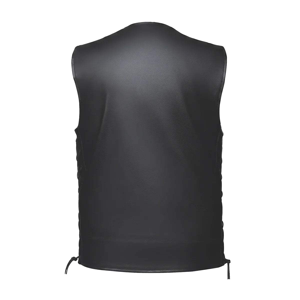 Rifleman - Men's Premium Leather Motorcycle Vest - Unik Just for Bikers - Flyclothing LLC