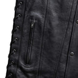 Rifleman - Men's Premium Leather Motorcycle Vest - Unik Just for Bikers - Flyclothing LLC