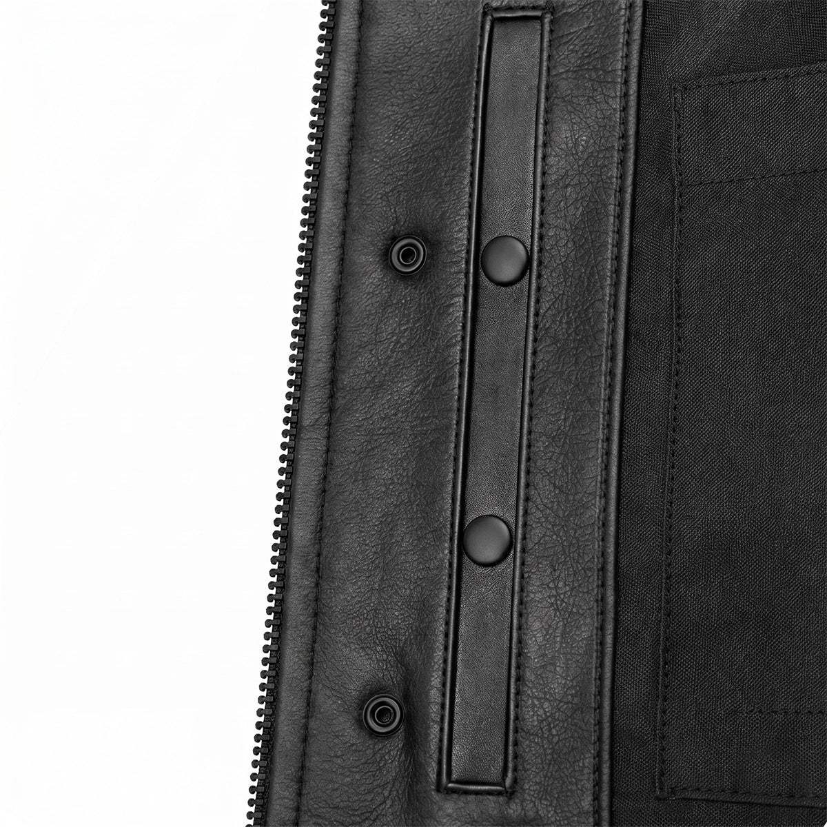 Ruidoso - Men's Premium Leather Motorcycle Vest - Unik Just for Bikers - Flyclothing LLC