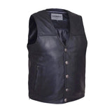 Santa Fe - Men's Premium Leather Motorcycle Vest - Unik Just for Bikers - Flyclothing LLC