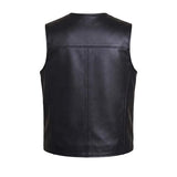 Santa Fe - Men's Premium Leather Motorcycle Vest - Unik Just for Bikers - Flyclothing LLC