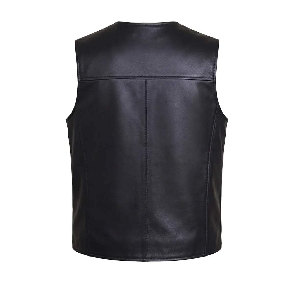 Santa Fe - Men's Premium Leather Motorcycle Vest - Unik Just for Bikers - Flyclothing LLC