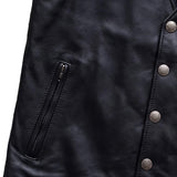 Santa Fe - Men's Premium Leather Motorcycle Vest - Unik Just for Bikers - Flyclothing LLC