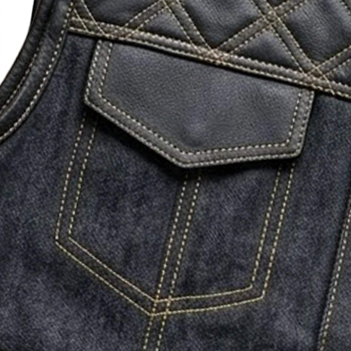 Yellowjacket - Mens Hybrid Club Vest - Unik Just for Bikers - Flyclothing LLC