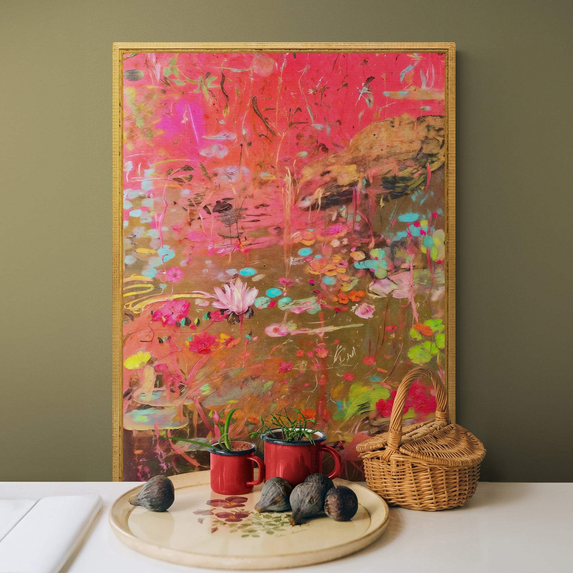 Canvas Print: "Vibrant Veil" - Tailored Canvases - Flyclothing LLC