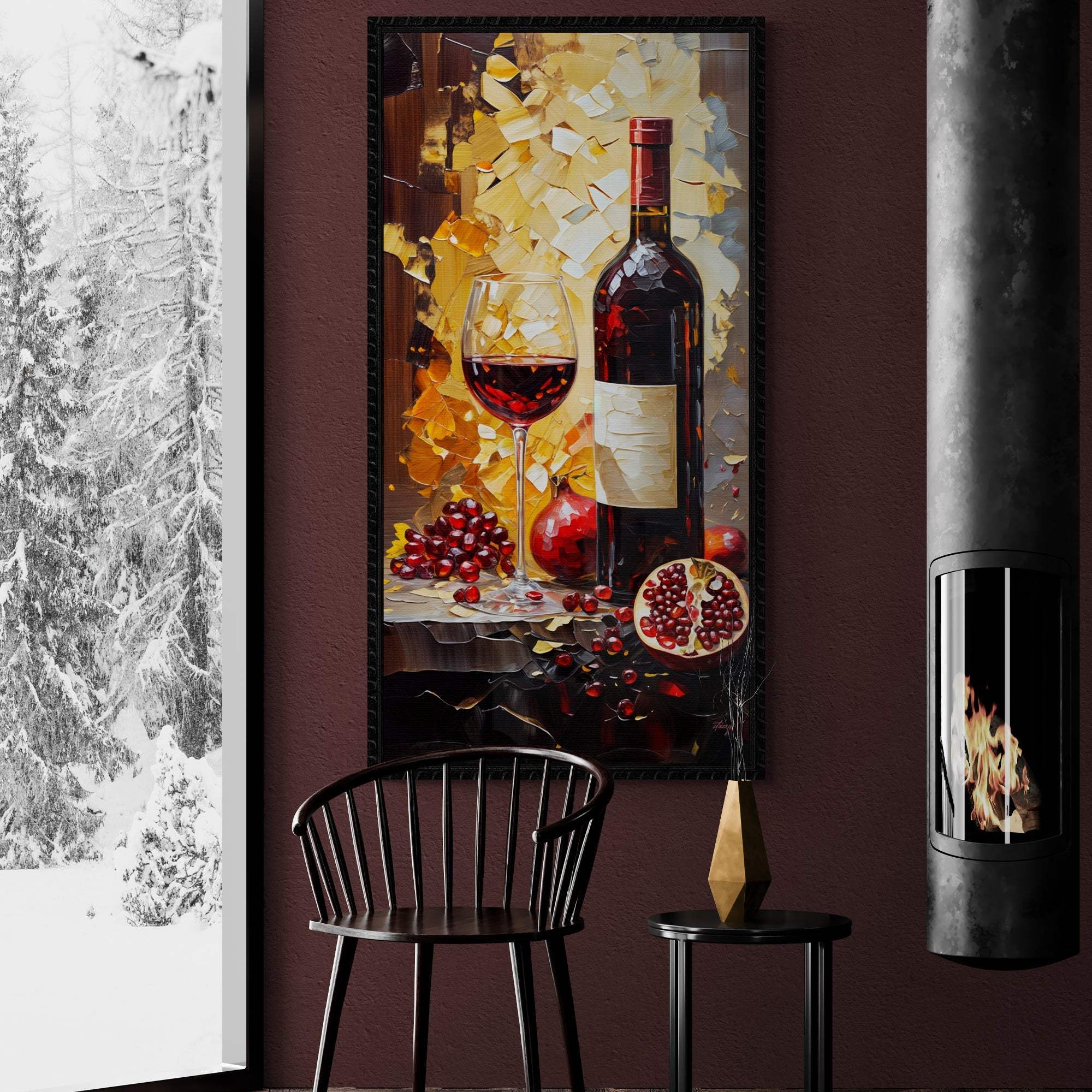 Canvas Print: "Vinous Harvest" - Tailored Canvases - Flyclothing LLC