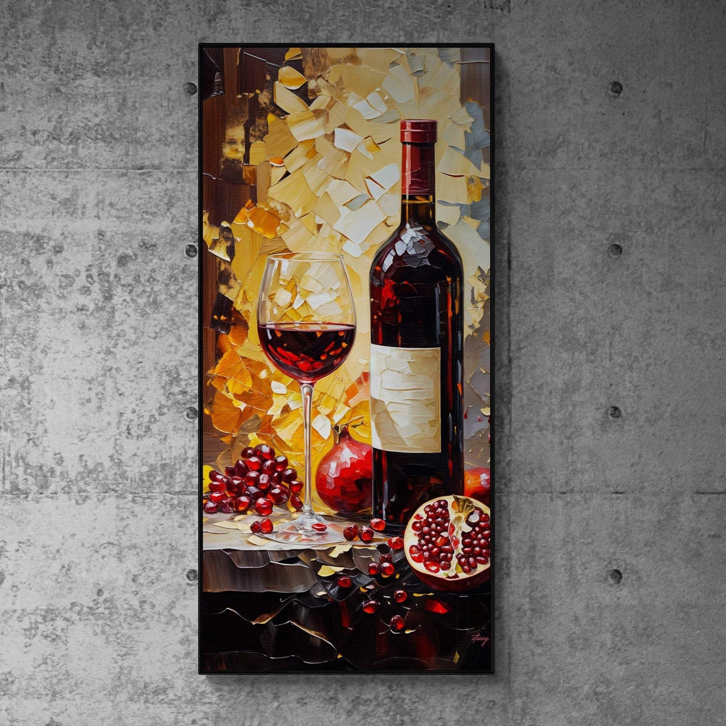 Canvas Print: "Vinous Harvest" - Tailored Canvases - Flyclothing LLC