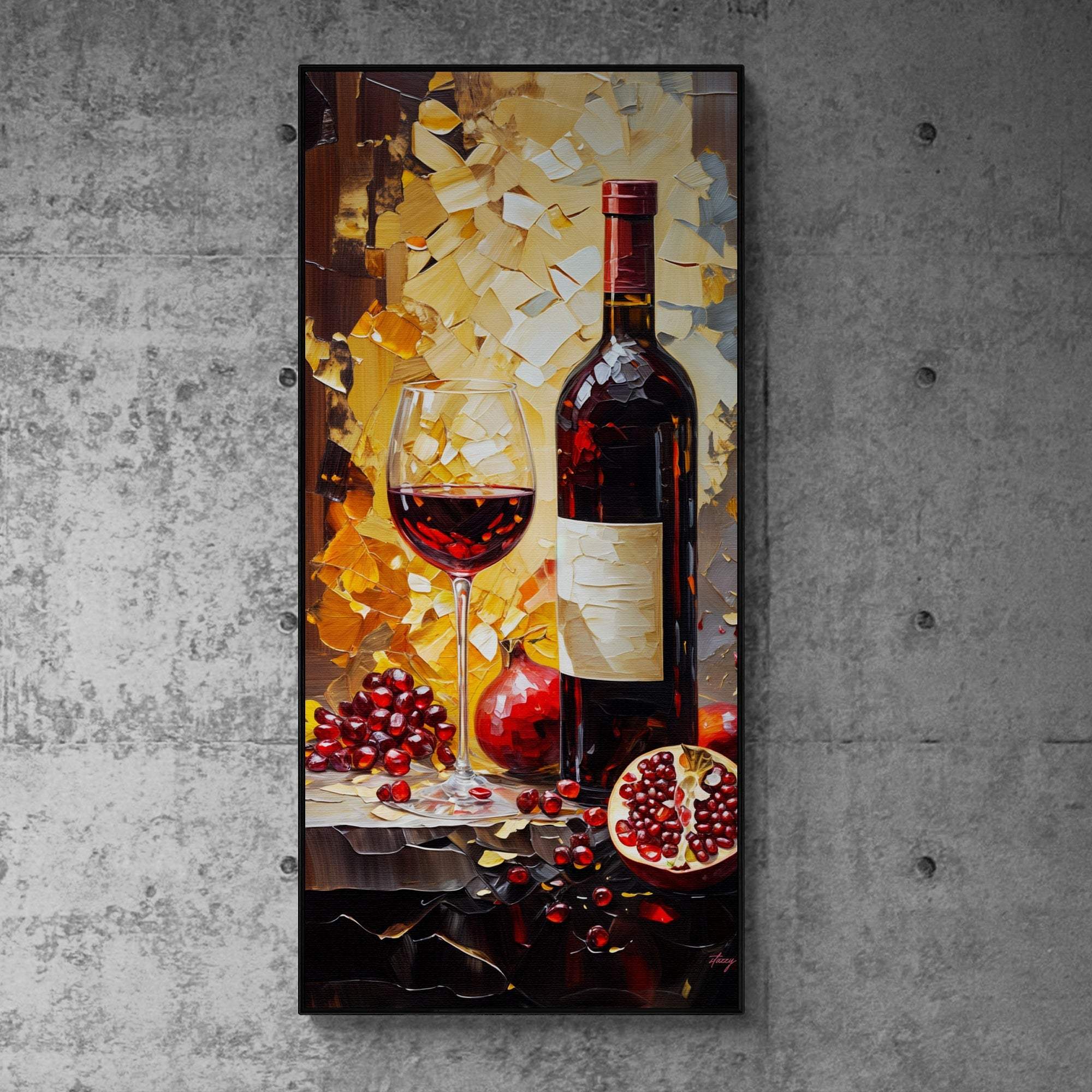 Canvas Print: "Vinous Harvest" - Tailored Canvases - Flyclothing LLC