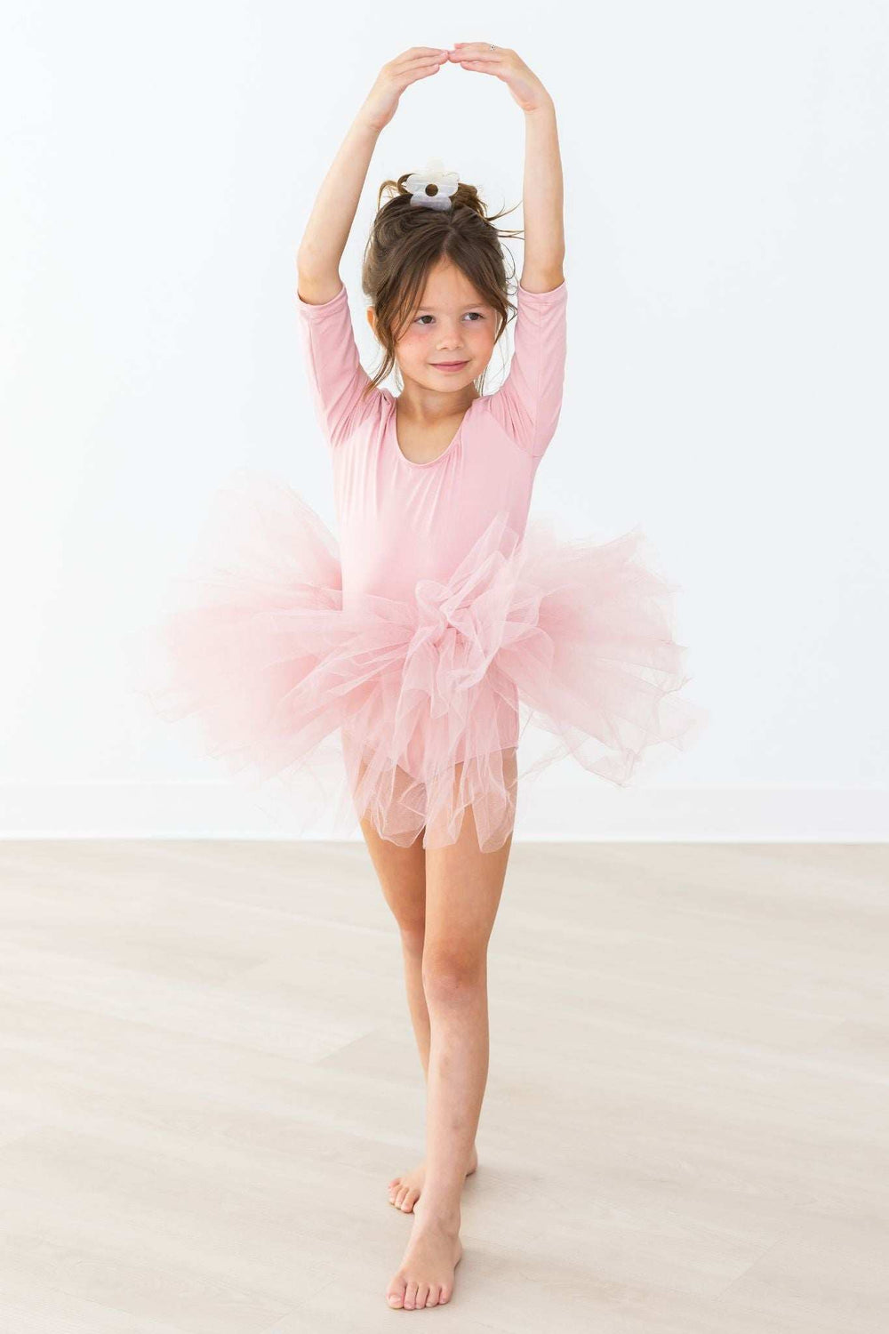 Vintage Pink 3/4 Tutu Leotard - Mila & Rose ® - Flyclothing LLC