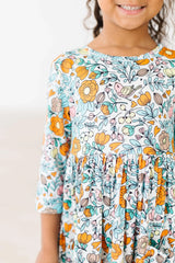 Vintage Vibes 3/4 Pocket Twirl Dress - Mila & Rose ® - Flyclothing LLC