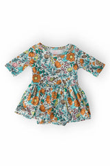 Vintage Vibes 3/4 Sleeve Twirl Bodysuit - Mila & Rose ® - Flyclothing LLC