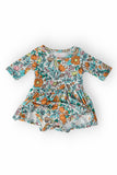 Vintage Vibes 3/4 Sleeve Twirl Bodysuit - Mila & Rose ®