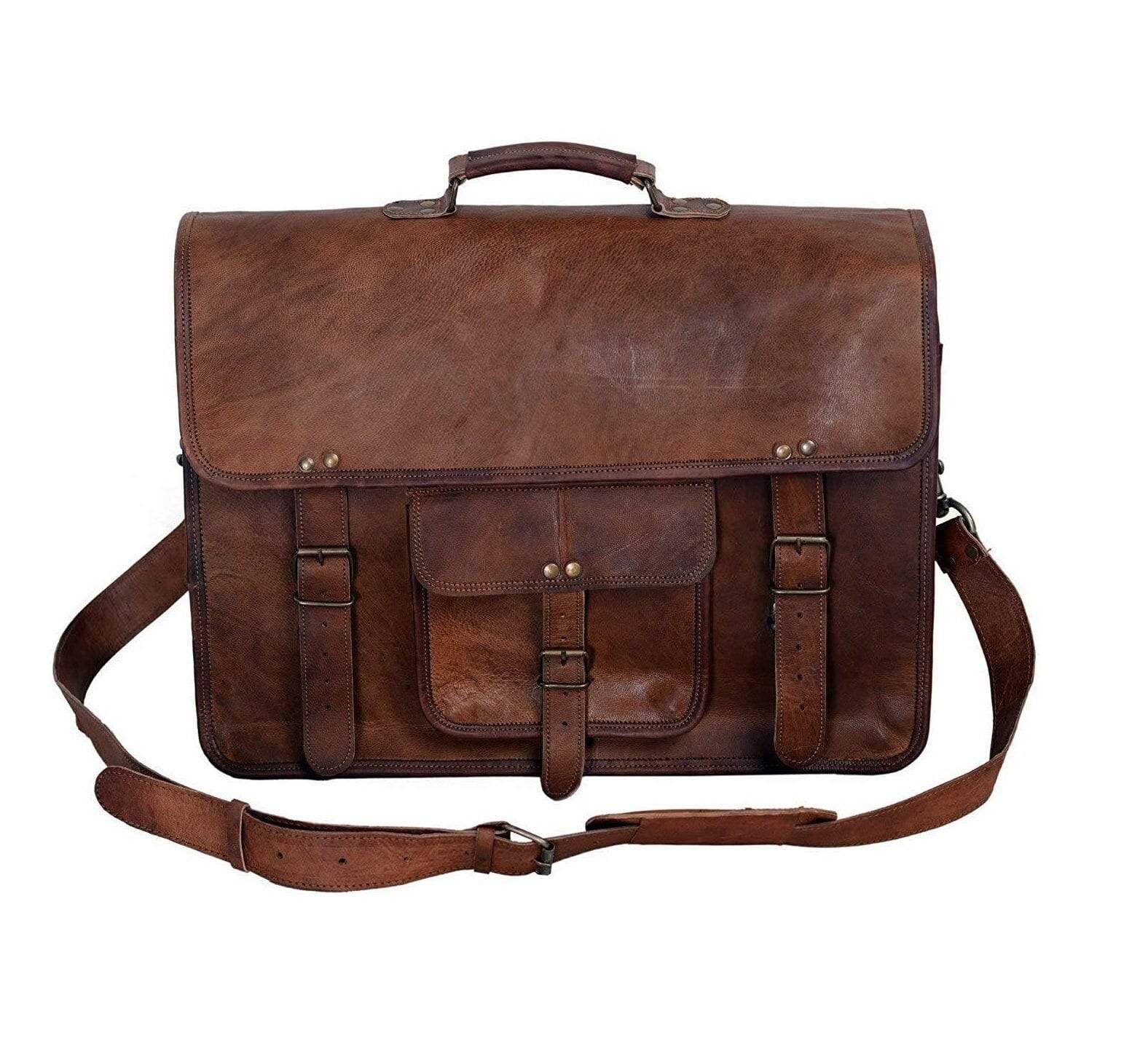 The Attorney Briefcase - Classy Leather Bags - Flyclothing LLC