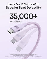 Anker USB-A to USB-C Cable (3 ft / 6 ft, Upcycled-Braided) - Anker - Flyclothing LLC
