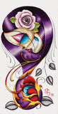 Black Market Art Company Violet Print