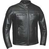 Goose - Premium Men's Leather Motorcycle Jacket - Unik Just for Bikers - Flyclothing LLC