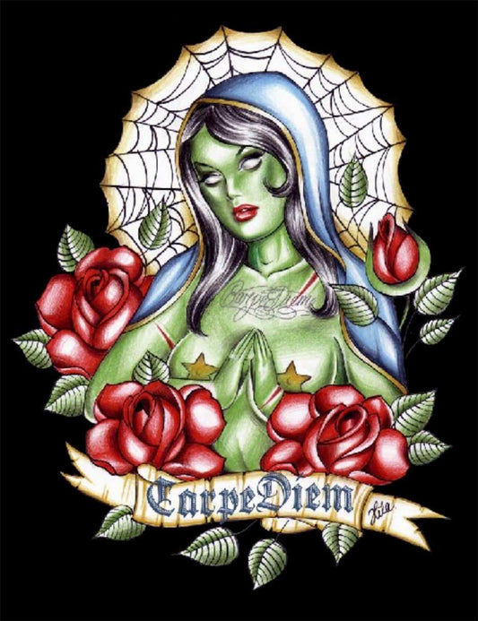 Black Market Art Company Virgin Resurrected Print - Black Market Art Company - Flyclothing LLC