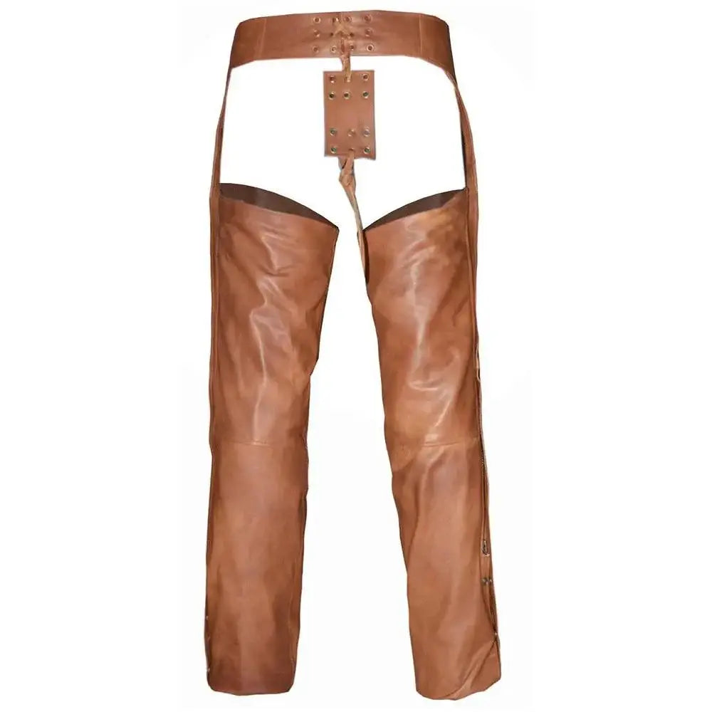 Vixen - Ladies Premium Lambskin Leather Chaps - Unik Just for Bikers - Flyclothing LLC