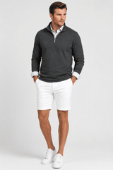 Voey Quarter Zip Sweatshirt - Charcoal Gray - Buki - Flyclothing LLC