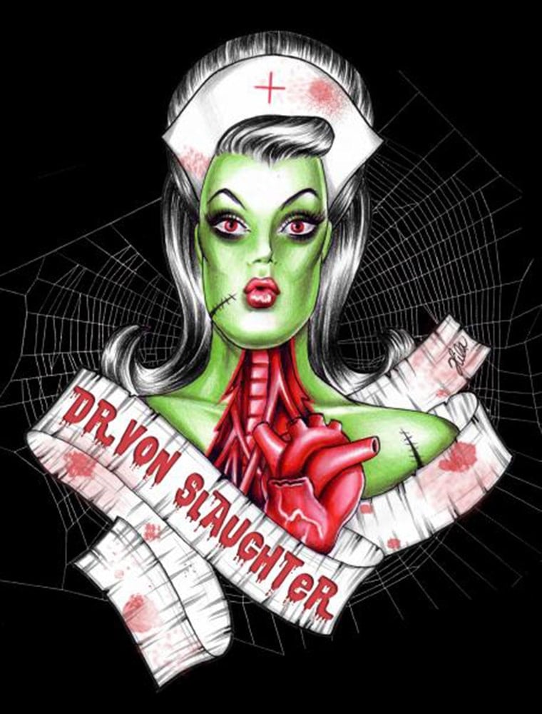 Black Market Art Company Von Slaughter Print
