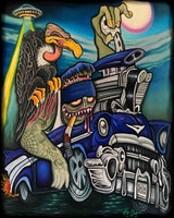 Black Market Art Company Vulture Attacks Print - Black Market Art Company - Flyclothing LLC