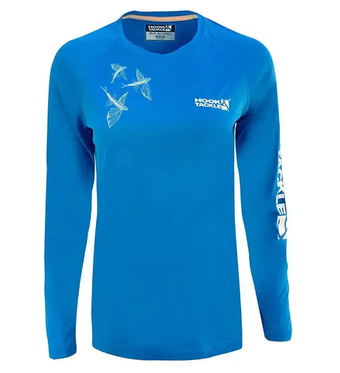Women's Flying Fish L/S UV Fishing Shirt - Hook & Tackle - Flyclothing LLC
