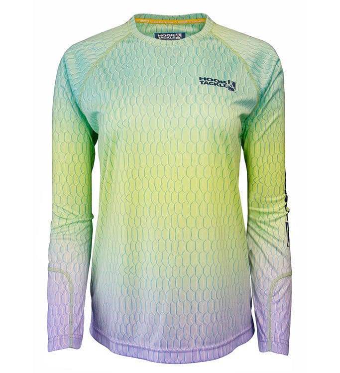 Women's Fish Scale L/S UV Fishing Shirt - Hook & Tackle - Flyclothing LLC