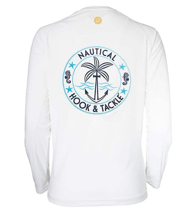 Women's Nautical L/S UV Fishing Shirt - Hook & Tackle - Flyclothing LLC