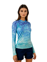 Women's Waves L/S UV Fishing Hoodie - Hook & Tackle - Flyclothing LLC