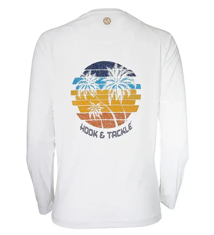 Women's Swaying Palms L/S UV Fishing Shirt - Hook & Tackle - Flyclothing LLC