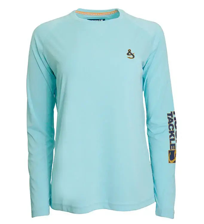 Women's Swaying Palms L/S UV Fishing Shirt - Hook & Tackle - Flyclothing LLC