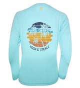 Women's Swaying Palms L/S UV Fishing Shirt - Hook & Tackle - Flyclothing LLC