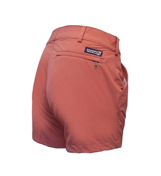 Women's Coastland 4-Way Stretch Short - NE Red - Hook & Tackle - Flyclothing LLC