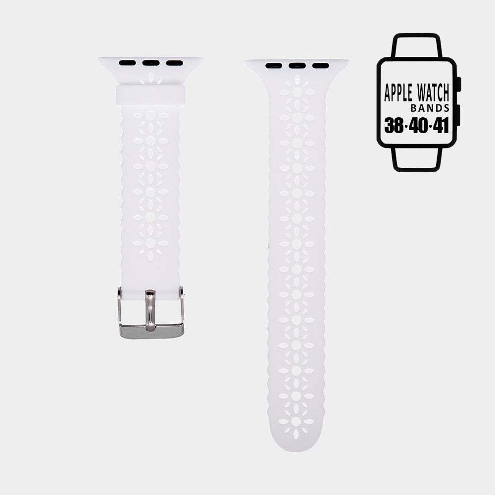 Cutout Pattern Apple Watch Silicone Band - Madeline Love - Flyclothing LLC