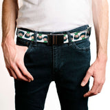 Web Belt Blank Black Buckle - The Apothecary Diaries Chibi Maomao Expressions Flip White Webbing