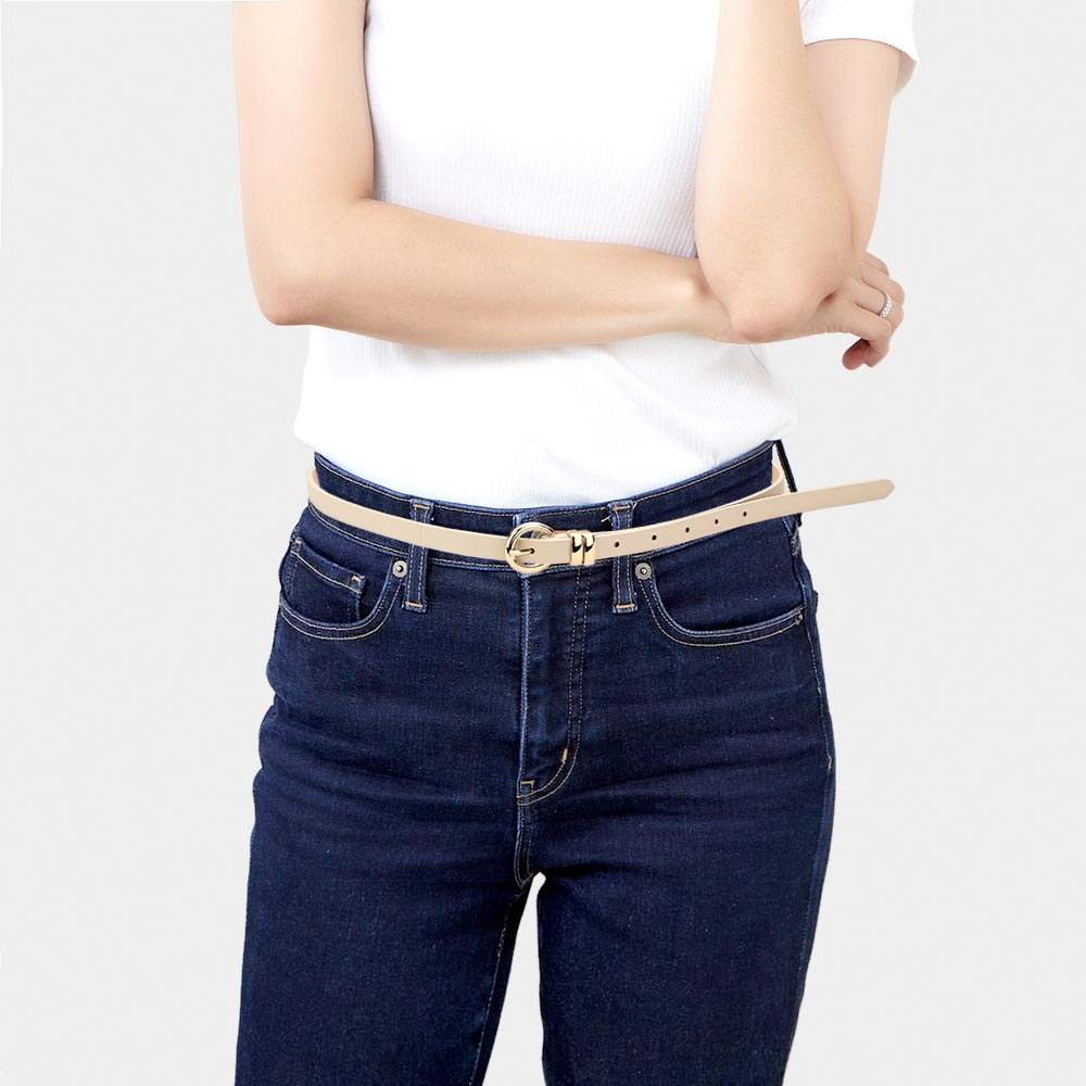 Faux Leather Belt - Madeline Love - Flyclothing LLC