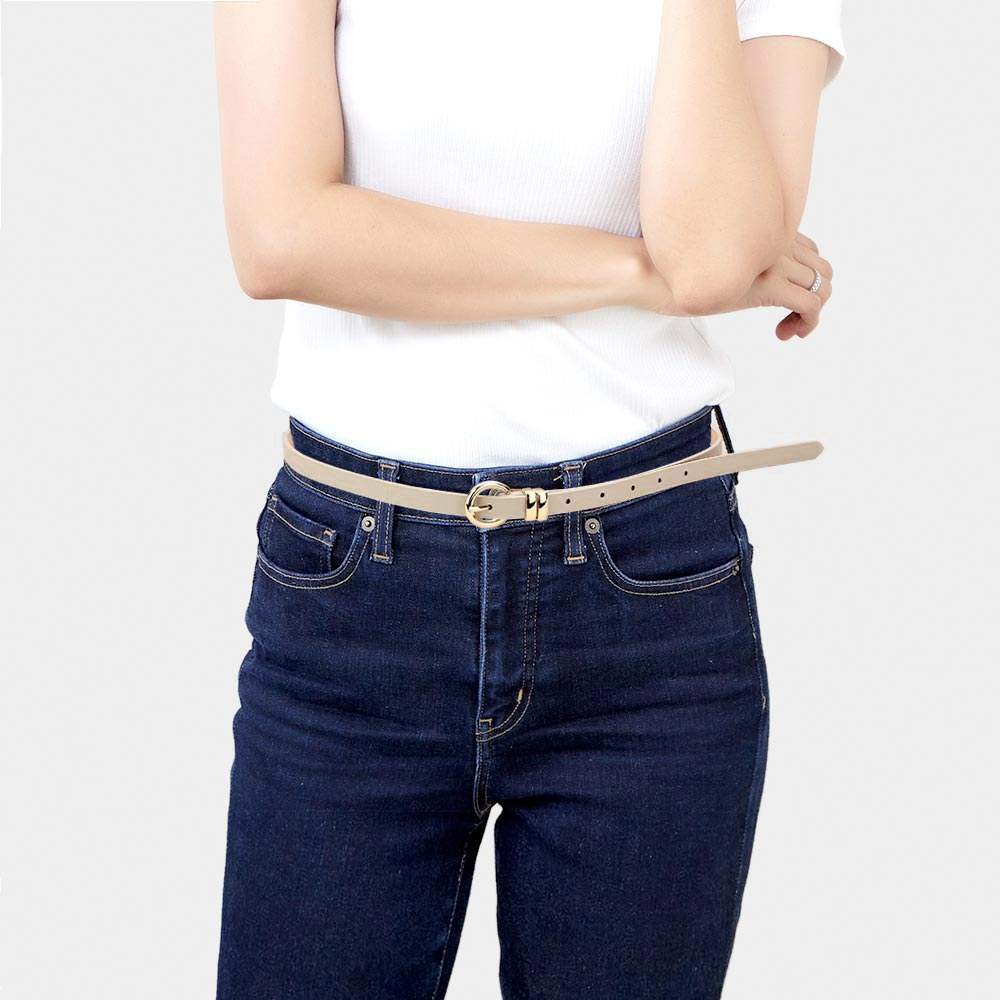 Faux Leather Belt - Madeline Love - Flyclothing LLC