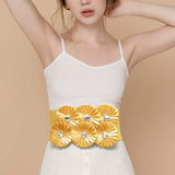 Flower Elastic Belt - Madeline Love - Flyclothing LLC