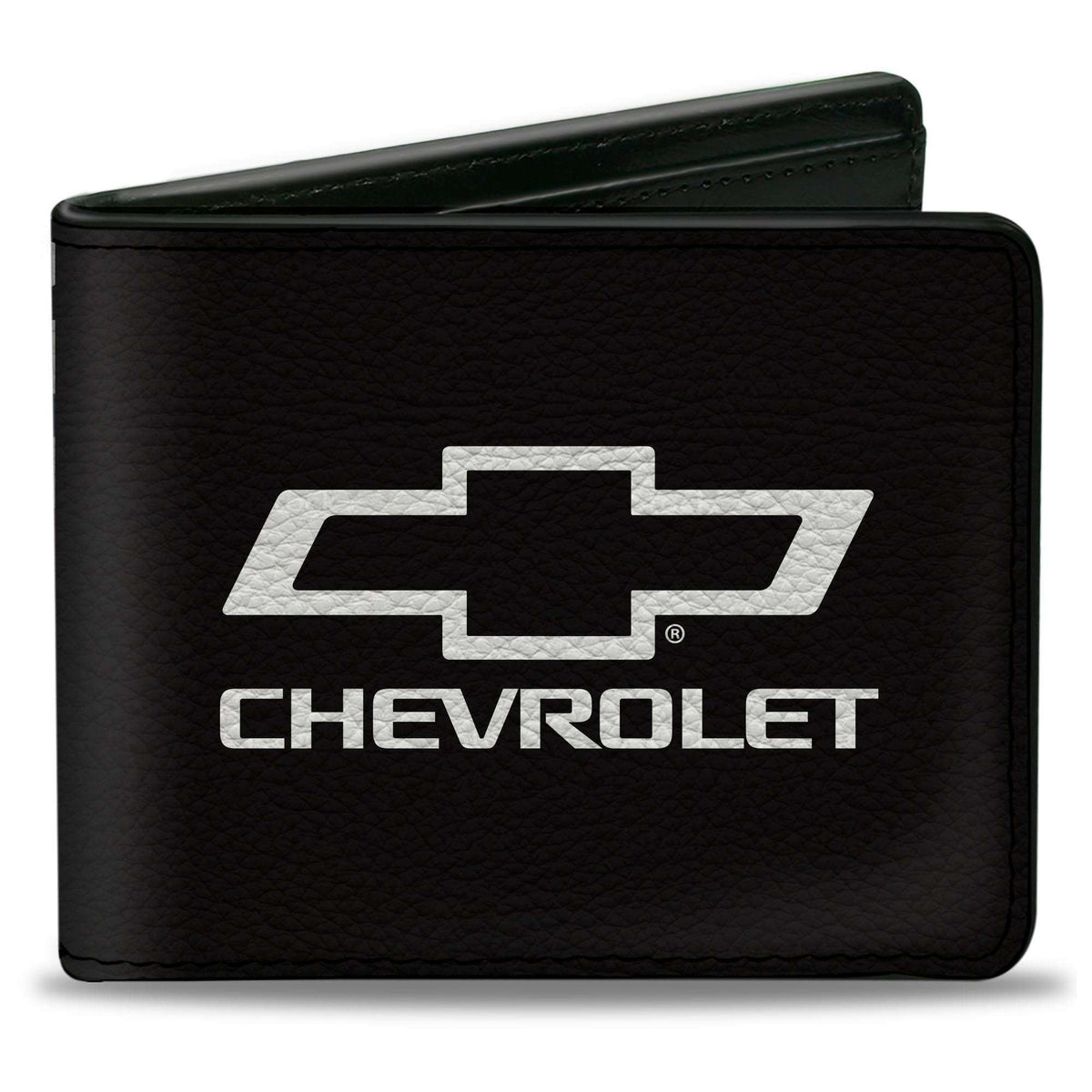 Bi-Fold Wallet - CHEVROLET Bowtie + Americana Camo Black White Red Blue