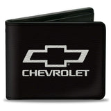 Bi-Fold Wallet - CHEVROLET Bowtie + Americana Camo Black White Red Blue