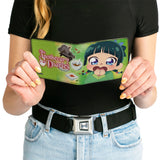 Bi-Fold Wallet - THE APOTHECARY DIARIES Chibi Maomao Pose and Title Logo Greens