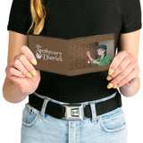 Bi-Fold Wallet - THE APOTHECARY DIARIES Mamao Pose and Title Logo Brown