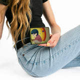 Bi-Fold Wallet - THE APOTHECARY DIARIES Maomao Eating Scene and Title Logo Yellows