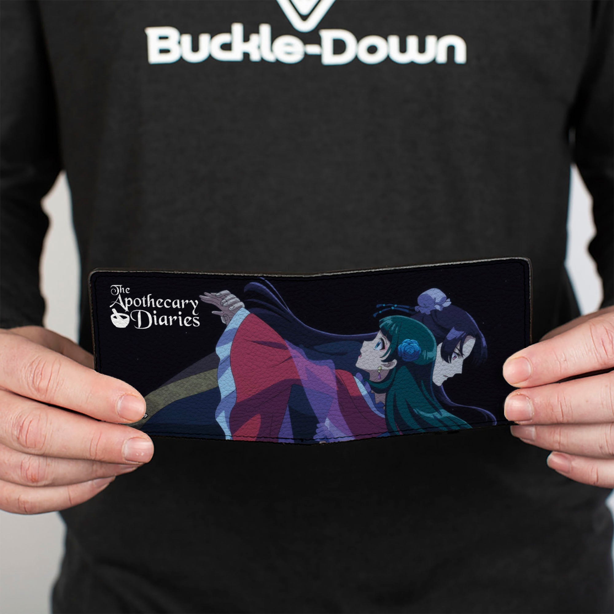 Bi-Fold Wallet - THE APOTHECARY DIARIES Maomao and Jinshi Pose and Title Logo