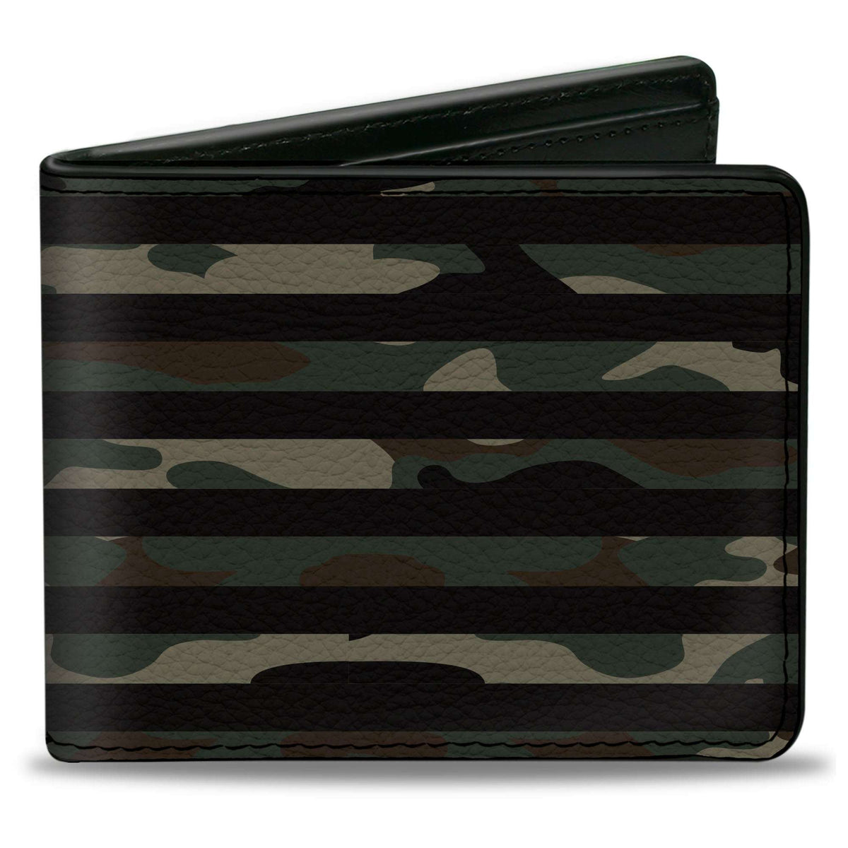 Bi-Fold Wallet - RAM Logo Americana Flag Weathered Camo Olive Black Olive