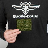 Bi-Fold Wallet - Ford Truck + WORKS HARD, PLAYS HARDER Deer Hunter Camo Olive - Buckle-Down - Flyclothing LLC