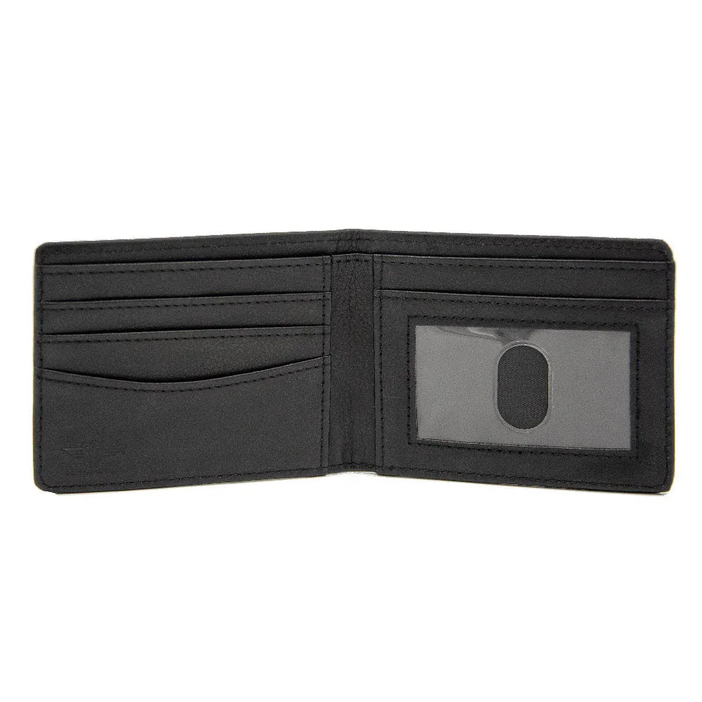 Bi-Fold Wallet - SOUTH PARK Text Stripe and Characters Black/Multi Color - Buckle-Down - Flyclothing LLC